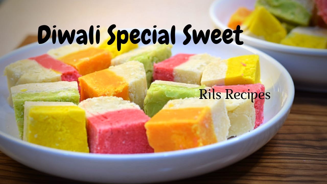 Maida Burfi/Colourful Burfi/Diwali Sweet/ദീപാവലി മധുരം