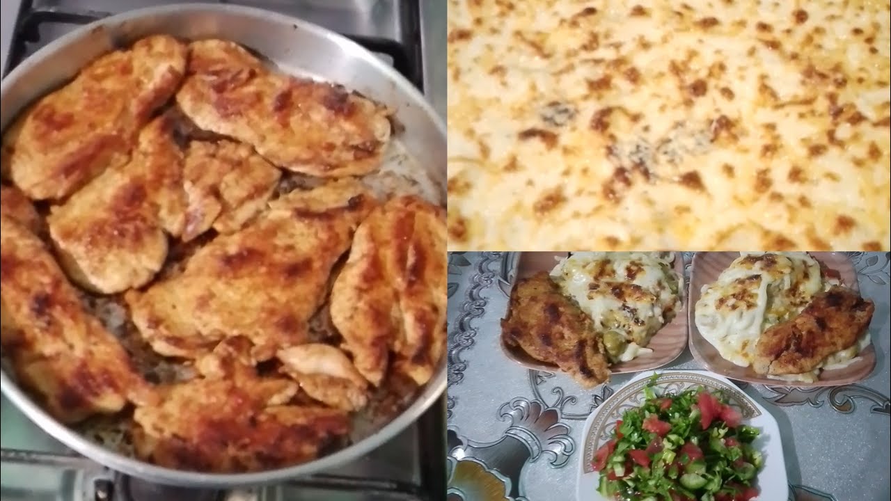 صينية البانيه المشوي بدون زيت ولا بيض و عملت النجرسكو كمان ووصفات جميله هتعجبكو 🥰