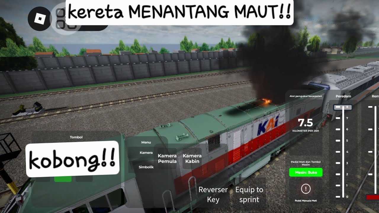 Main Nusarail pertama kali