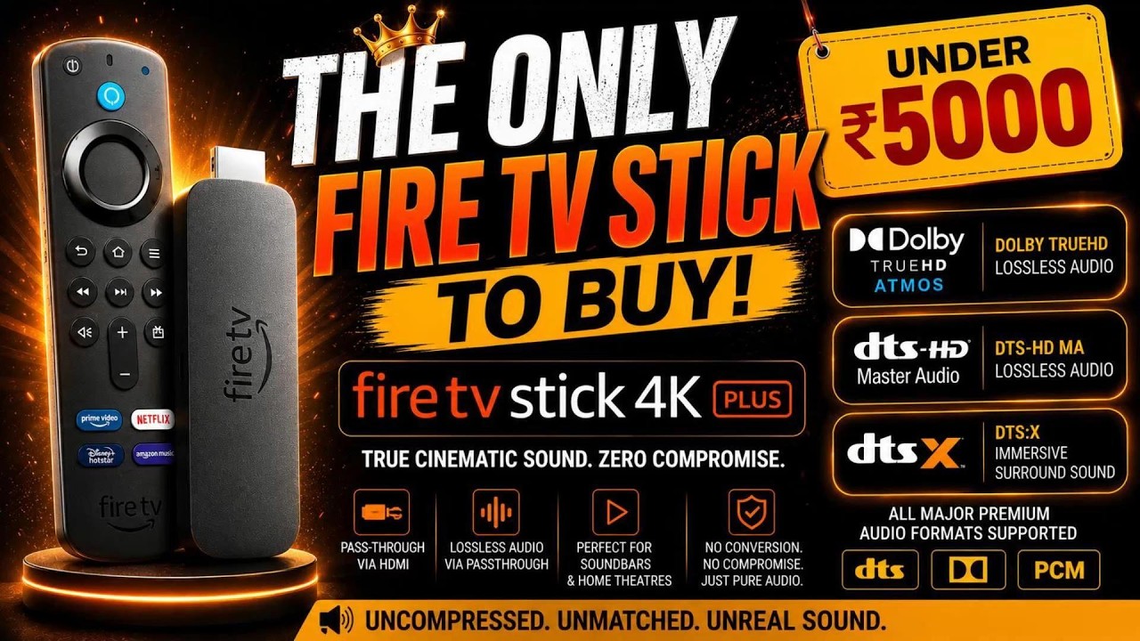Fire TV Stick 4K Plus | ЕДИНСТВЕННАЯ модель, которую стоит купить (Dolby Atmos, DTS:X и аудио без...