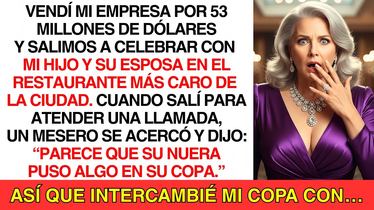 Mi Nuera Alteró Mi Bebida; Por Sospecha La Cambié Con La De Su Padre… 20 Minutos Después