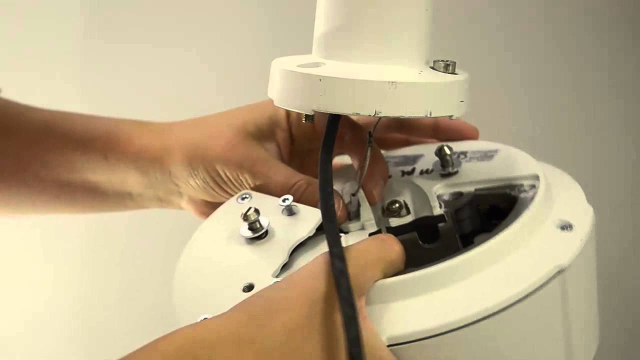 Mounting tip: Mount of a PTZ Dome Camera  using the T91A63 Ceiling Bracket - Alternative 2 of 2