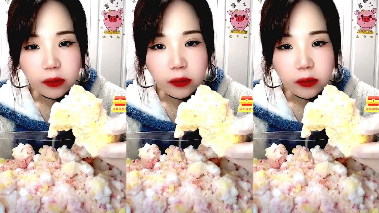 ASMR SHAVED ICE EATING / ICE EATING