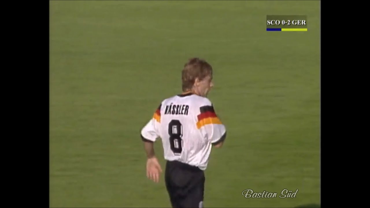 Thomas Häßler vs Scotland in the Euro 1992