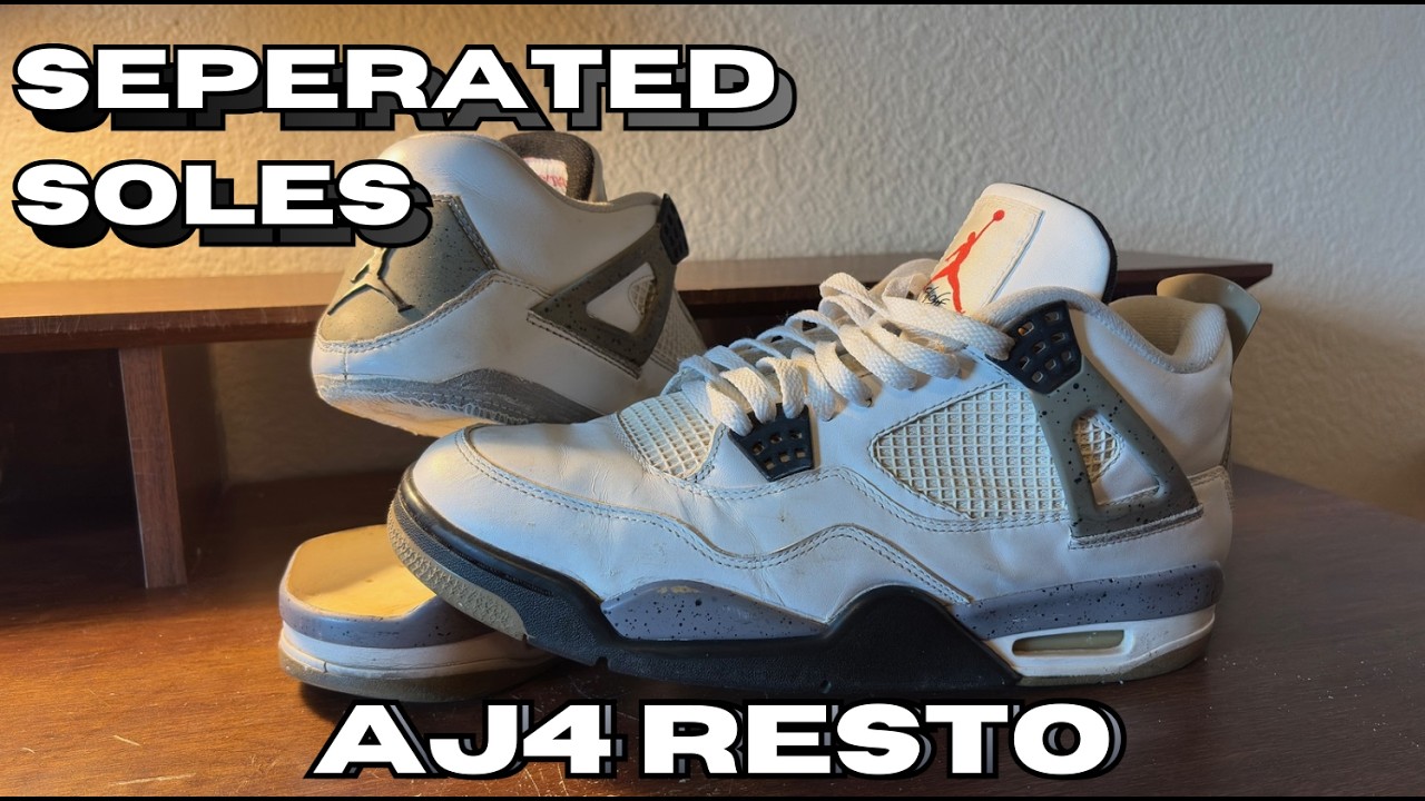 ВОССТАНОВЛЕНИЕ СЛОМАННЫХ И ПОВРЕЖДЕННЫХ КРОССОВОК Jordan 4