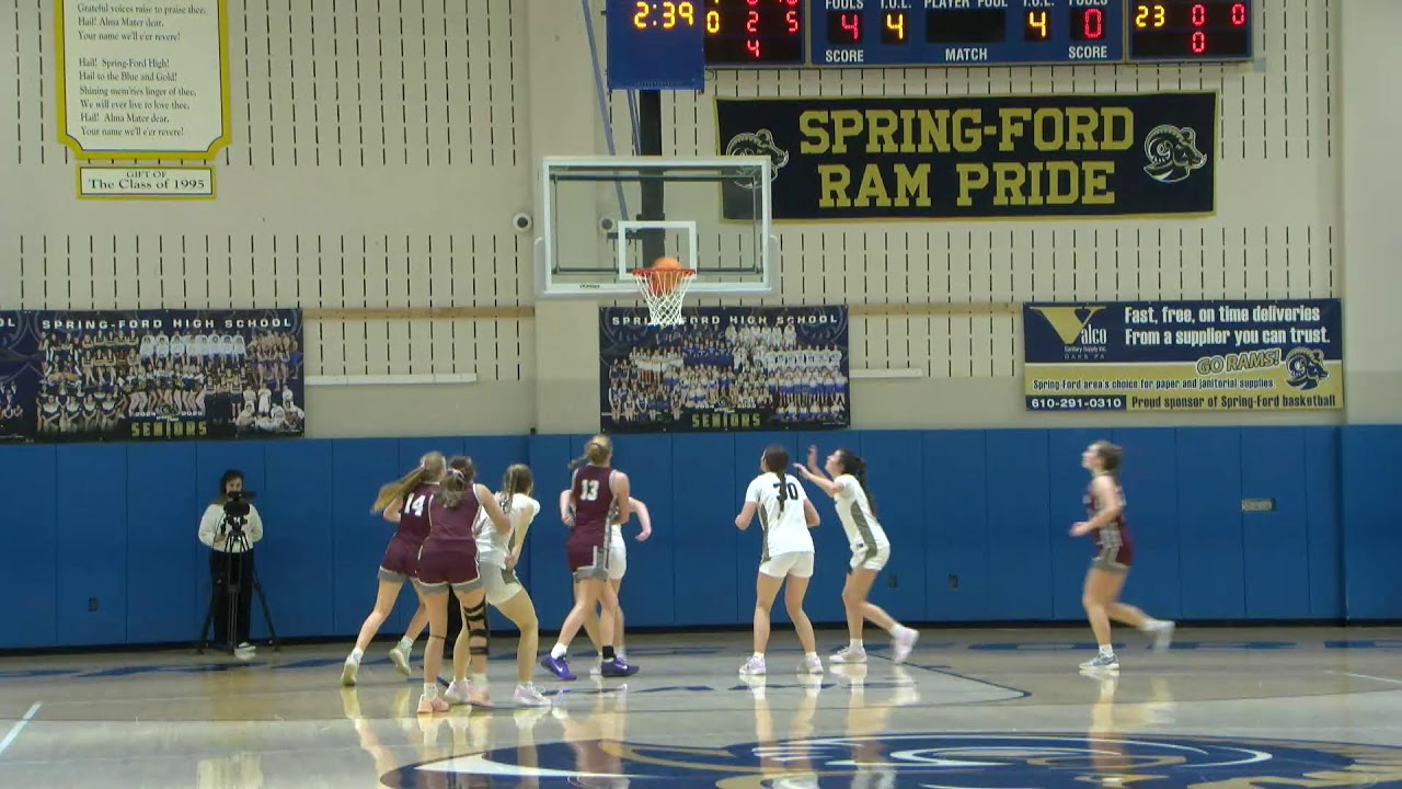 Spring-Ford Girls Basketball vs  Conestoga | PIAA D1 Second Round Playoffs