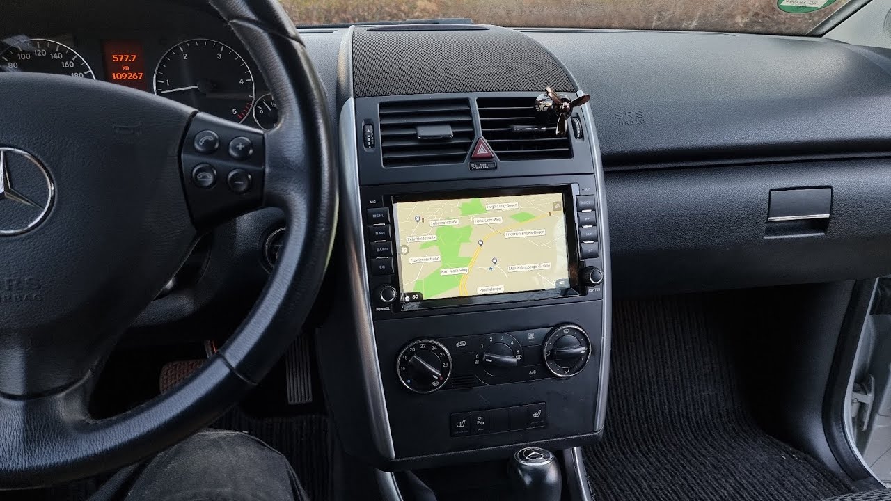 Mercedes A Klasse W169 - Android Carplay Mutlimedia Navigation Einbauen Installation