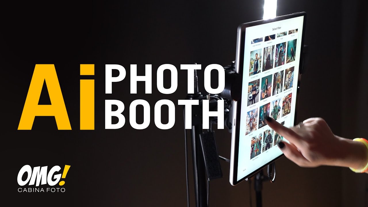 AI Photo Booth setup &ndash; Make Every Event Unforgettable with Artificial Intelligence! 🎉