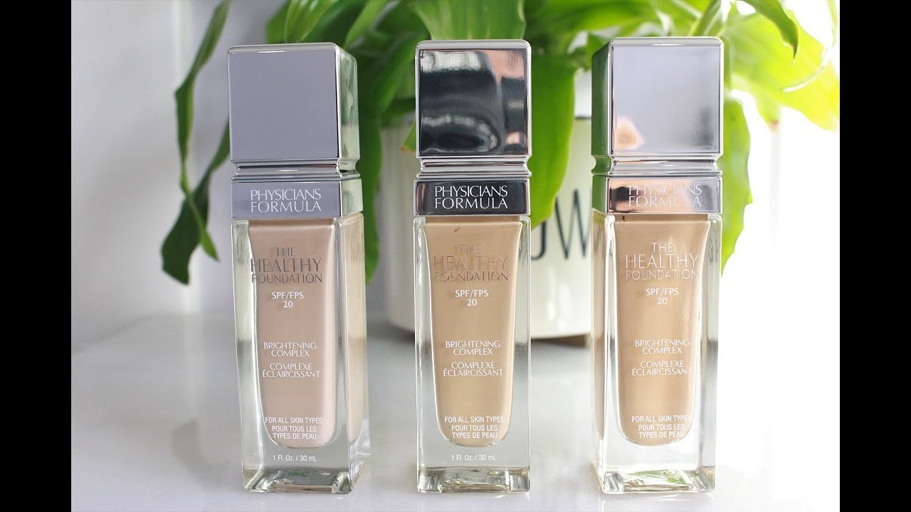 NEW PHYSICIANS FORMULA HEALTHY FOUNDATION DEMO & REVIEW