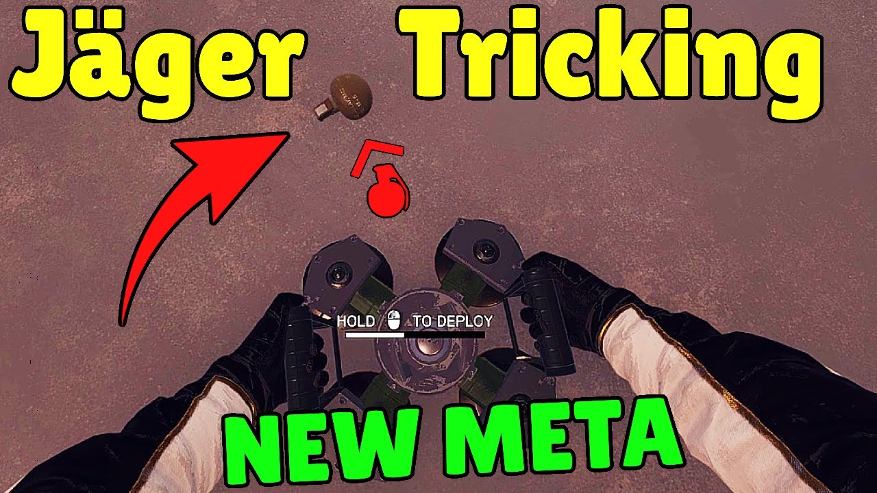 The *NEW META* OF JÄGER TRICKING - Rainbow Six Siege Crimson Heist