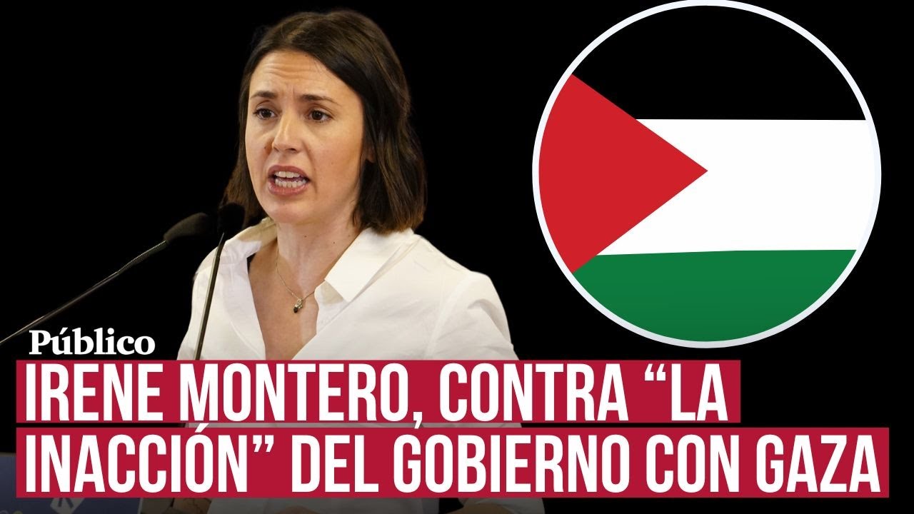 El tajante discurso de Irene Montero contra el genocidio en Gaza: 