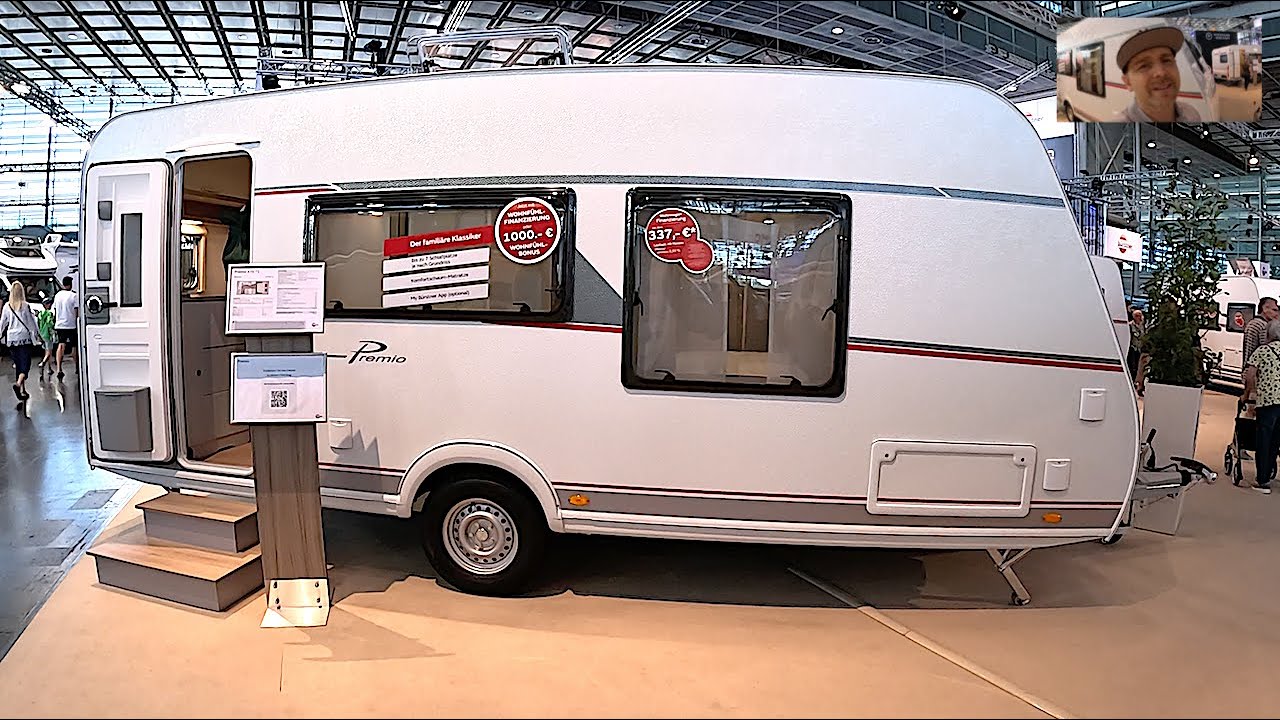 Bürstner Premio 470 TS Caravan Burstner RV Caravan Camping travel trailer walkaround + inside W1664
