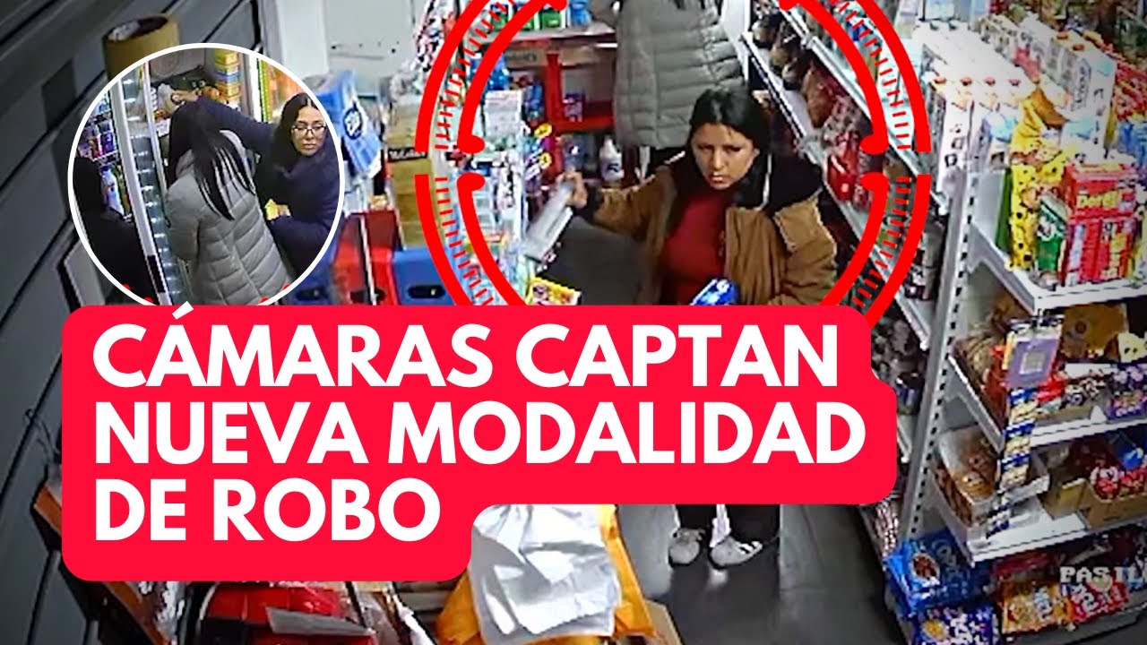 C&Aacute;MARA DE SEGURIDAD capta ROBO en manada | Las Depredadoras de Surco