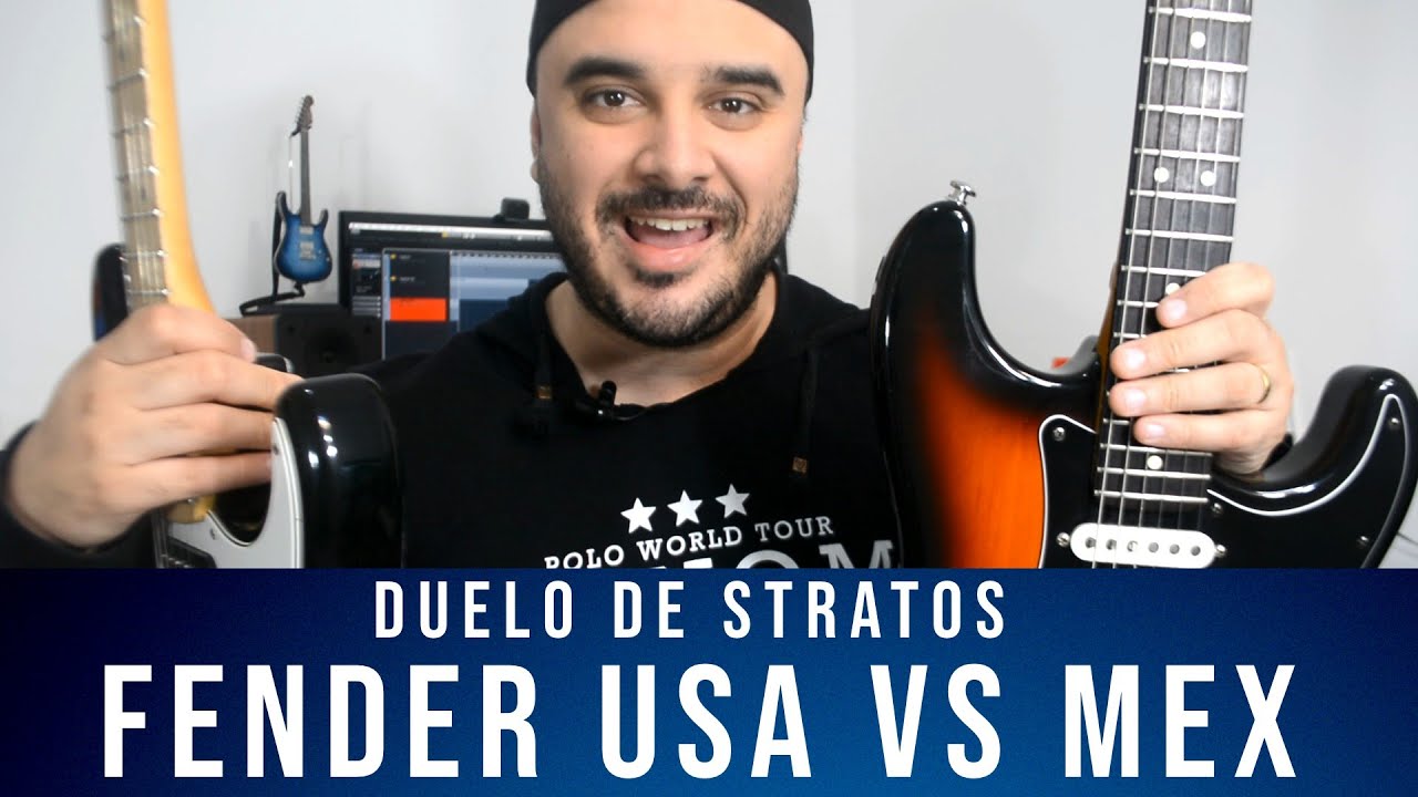 FENDER USA VS FENDER MEXICO - QUAL COMPENSA MAIS? Desafio de stratos #3