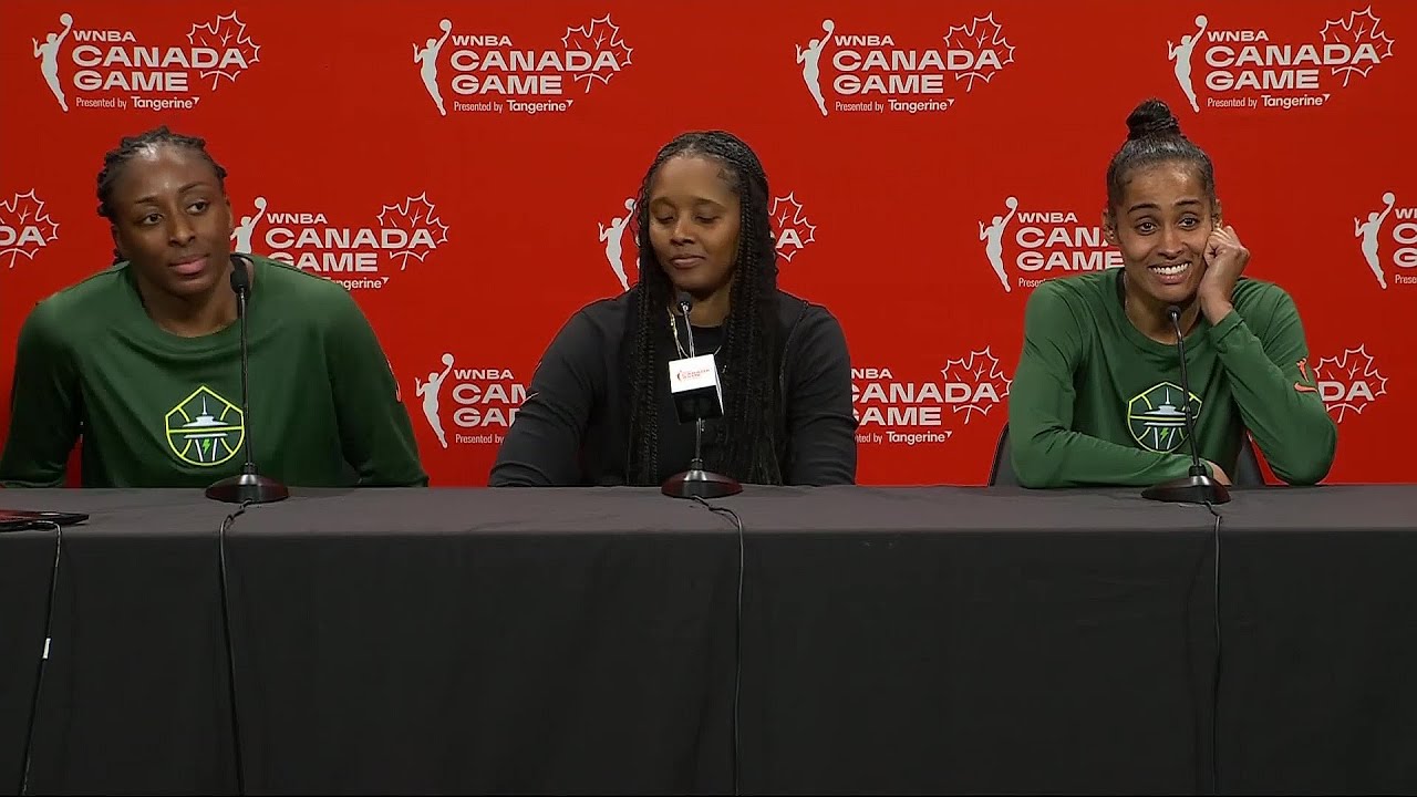 Интервью после матча WNBA Canada: Скайлар Диггинс, Ннека Огвумике, тренер Ноэль Куинн