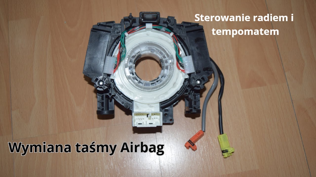 Wymiana taśmy, Airbag, radio, tempomat. Qashqai J10, Navara, X-Trial