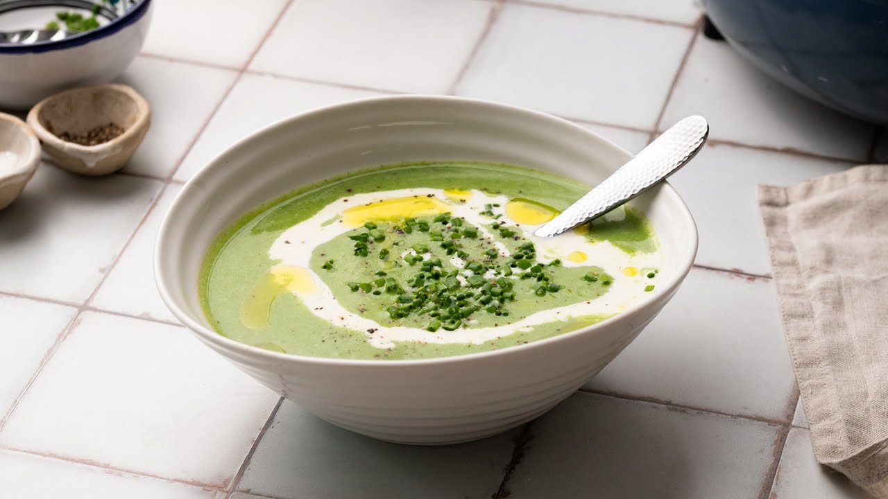 Silky Cream of Spinach Soup Recipe