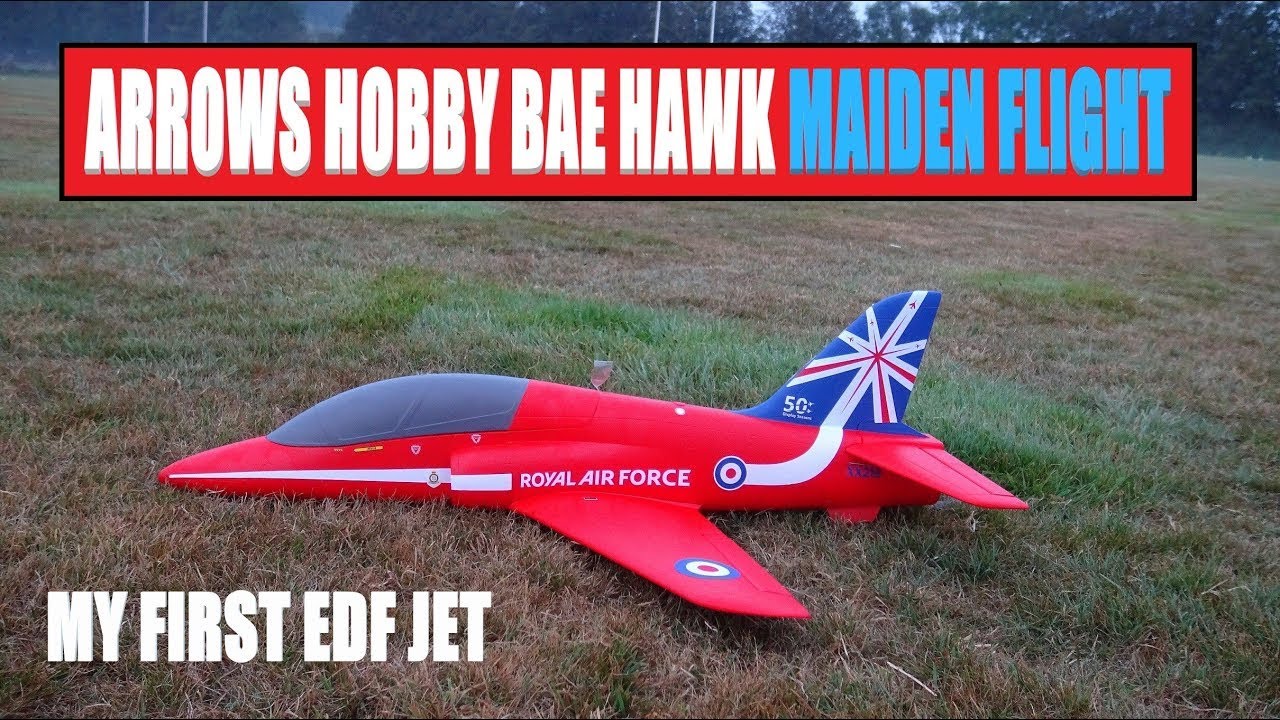 ARROWS HOBBY BAE HAWK MAIDEN FLIGHT