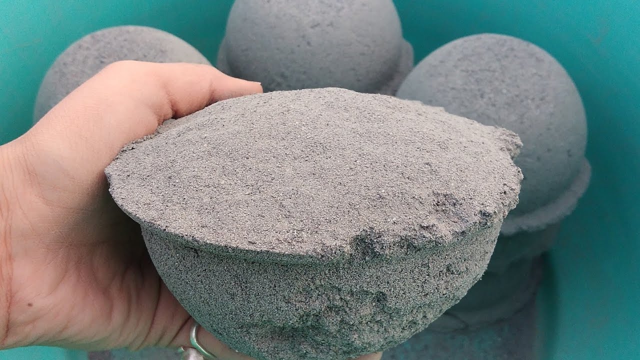 ASMR: DUSTY🌪 CHARCOAL💣SAND blocks dry crumble || Very satisfying ASMR