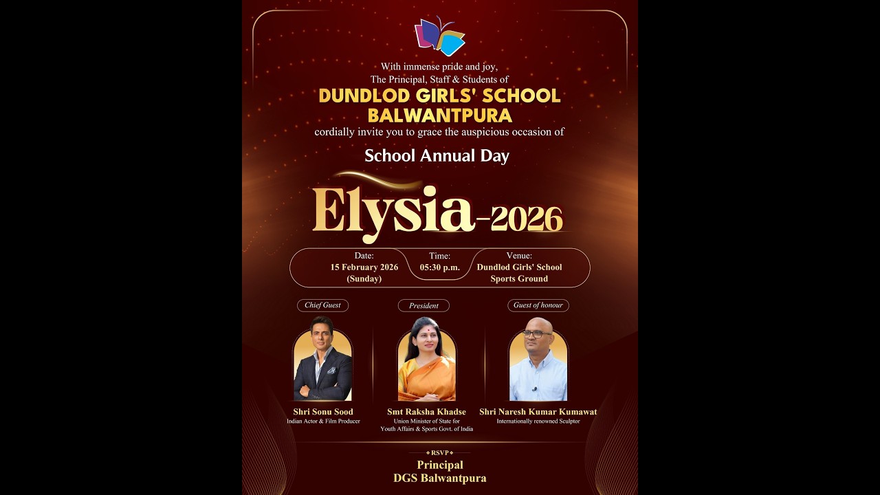 Elysia 2026 | Annual Day Celebration at Dundlod Girls’ School Balwantpura