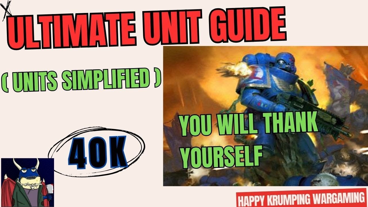 "Make Warhammer 40K Easier: Understand Unit Types SIMPLIFIED! Pro player teaches you the Secrets!"