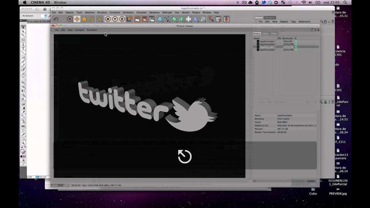 Pasar de Illustrator a Cinema 4D
