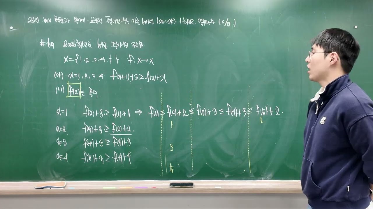 26년 WV 확률과 통계 교평수 6개년 기출 경우의 수 HSHR 59번 2026학년도 6월 평가원 30번 260219
