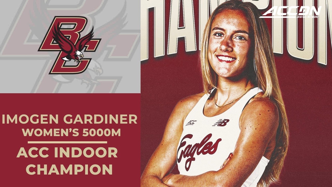 Imogen Gardiner wins the ACC Women's Indoor 5000M | 2026 ACC Indoor Championship