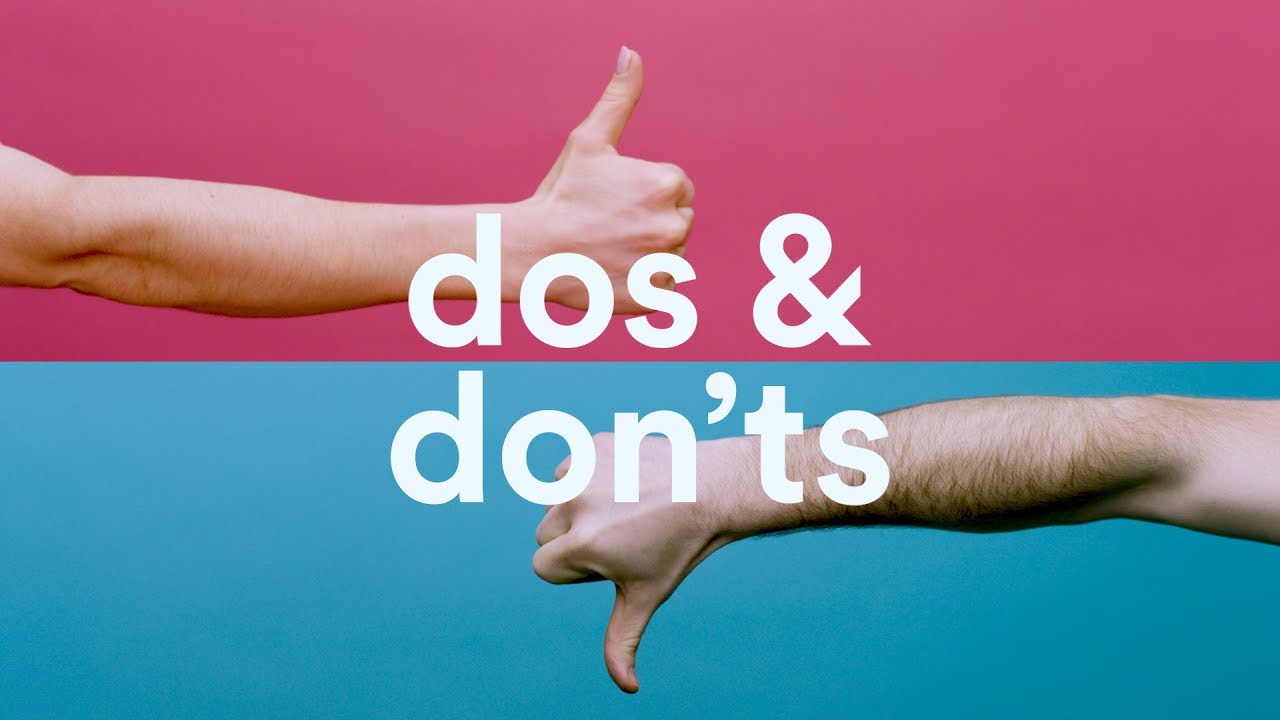 Dos and Don'ts | When making crushed ice