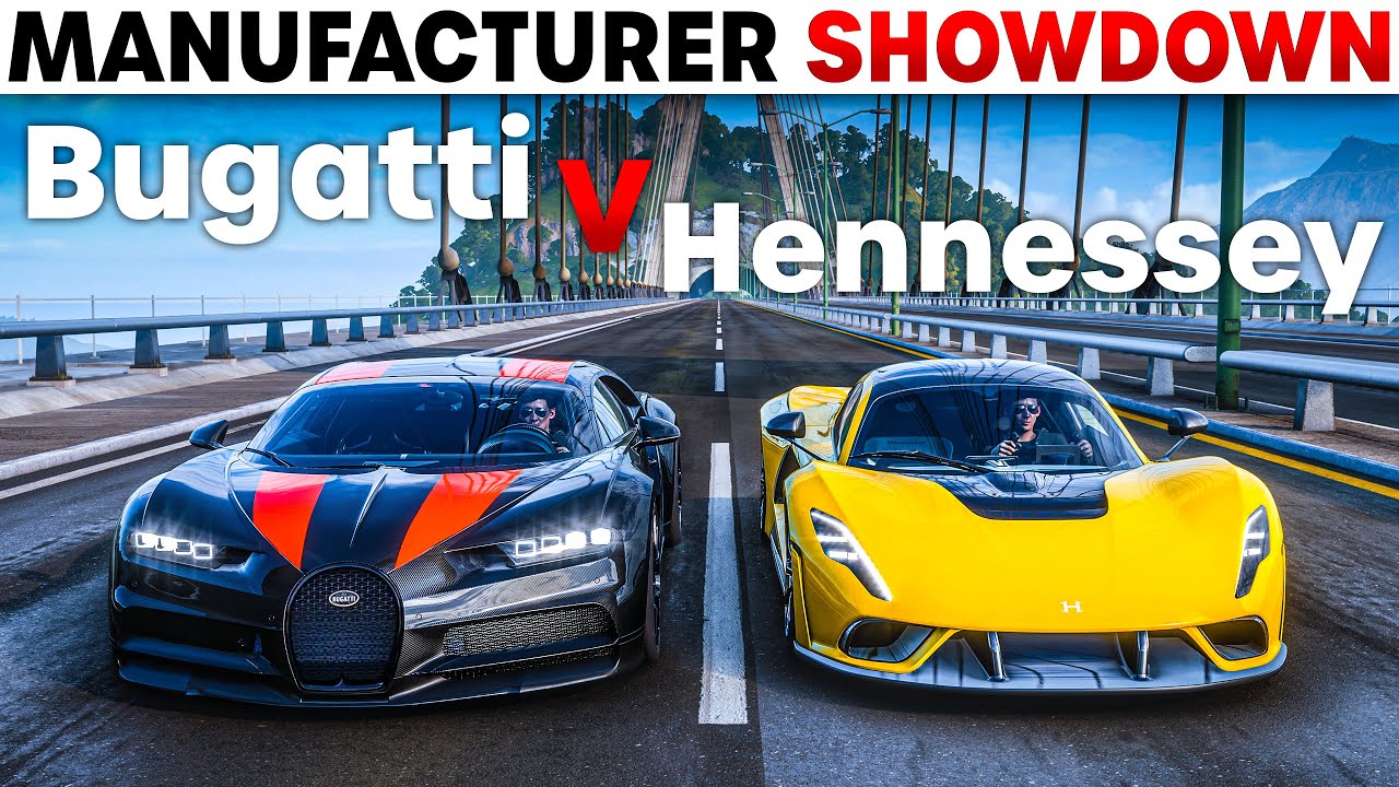 Forza Horizon 5 | Bugatti VS Hennessey | Manufacturer Showdown | An Epic Battle!