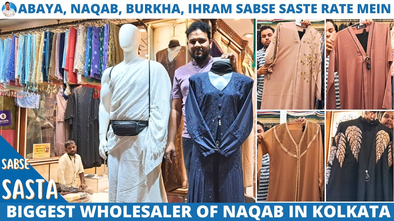Ihram, Naqab, Abaya, Hajj Dress for Ladies, Stole | Wholesale & Retail In Kolkata at Cheapest Rate