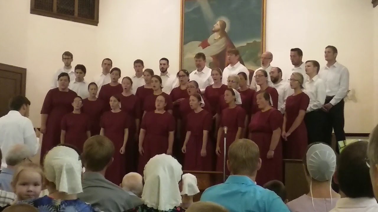 Agape choir singing the gate ajar for me