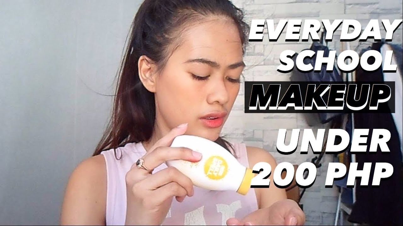 TIPID EVERYDAY MAKEUP FOR TEENS! UNDER 200PESOS! (highschool makeup)