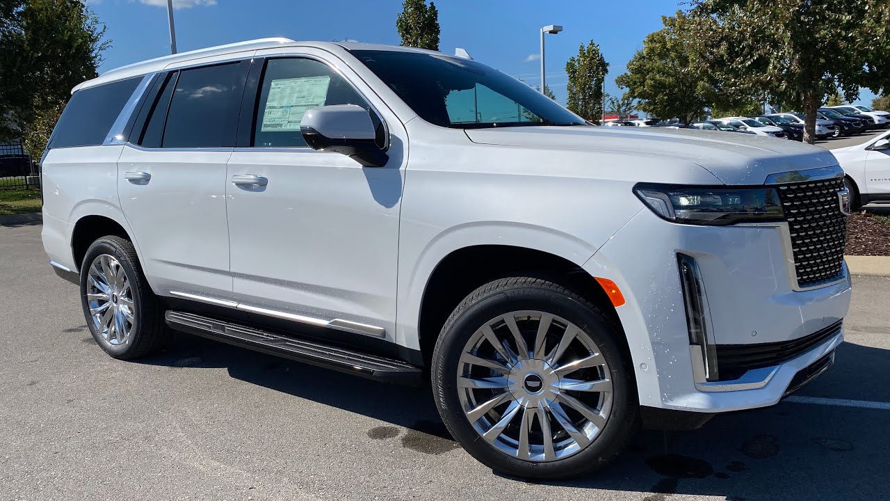 2021 Cadillac Escalade Premium Luxury POV Test Drive & Review