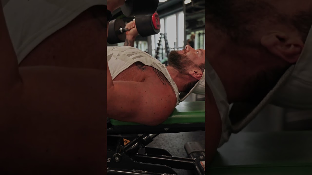 Kurzhantel Bankdr&uuml;cken einfach erkl&auml;rt #fitness #muskelaufbau #training