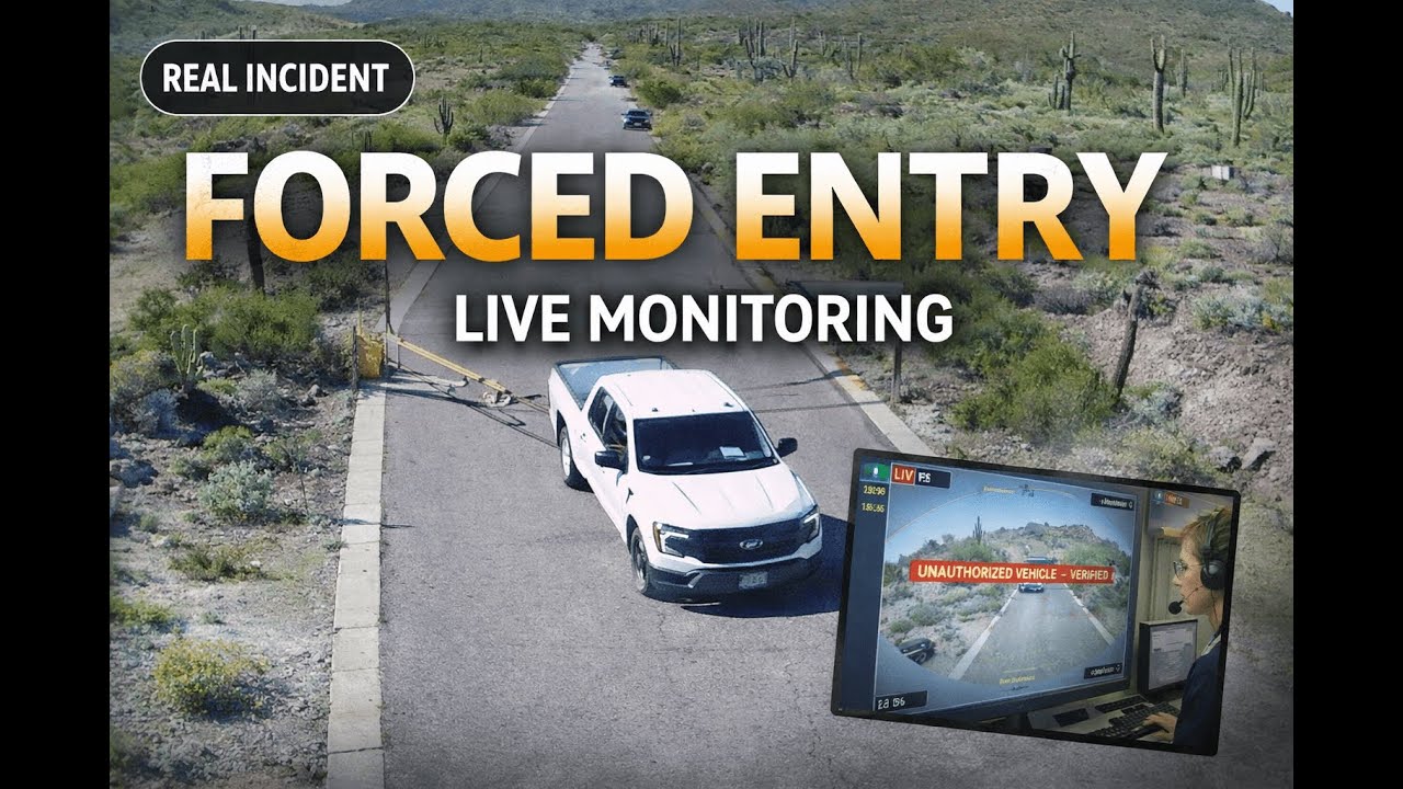 Forced Entry Caught Live | Jobsite Sentry Real-Time Monitoring in Action | 01-31-2026