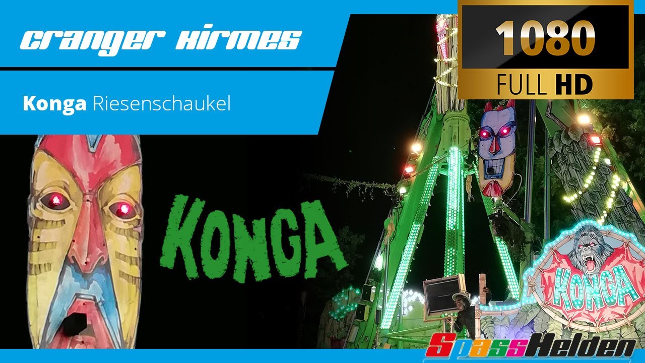Cranger Kirmes - Konga Riesenschaukel - Kirmesmusik - Musikvideo - Music by Spasshelden