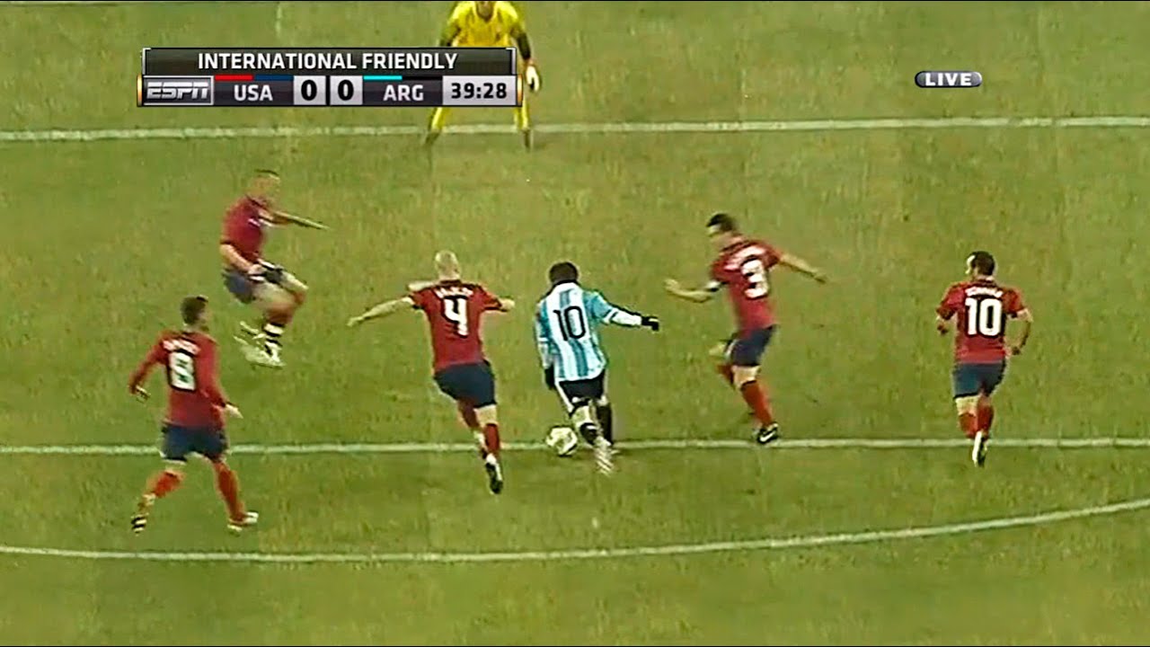Messi vs USA (Friendly) 2010-11 English Commentary HD 720p60