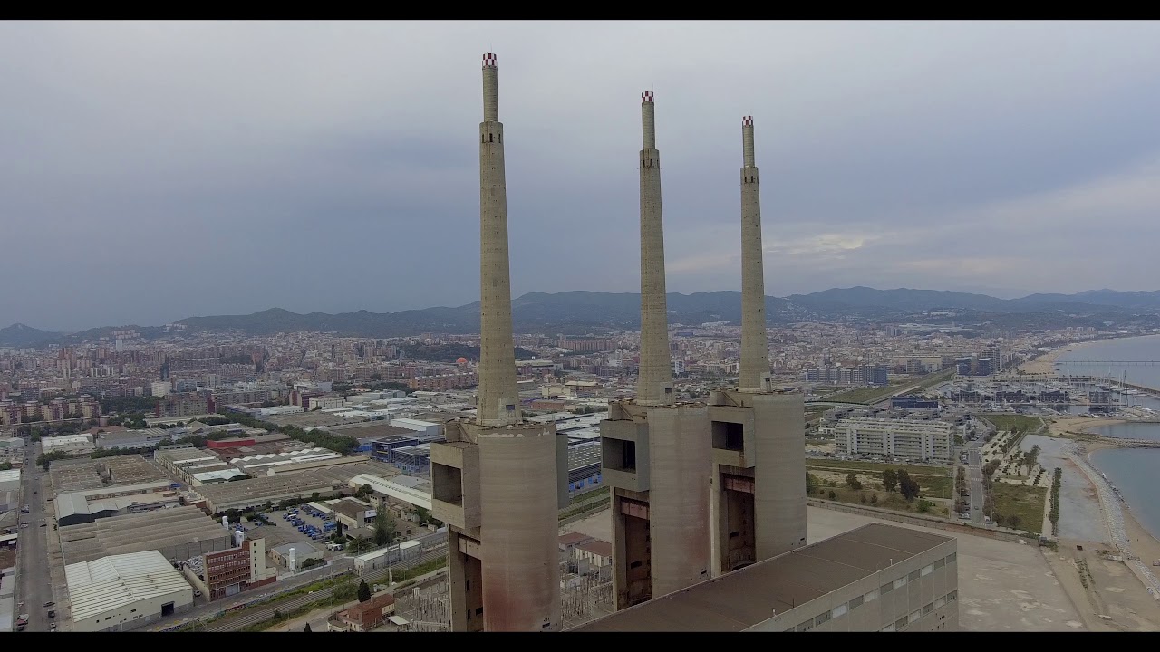 CENTRAL TERMICA TRES TORRES/SAN ADRIÁN/BARCELONA/DJI PHANTOM 4K