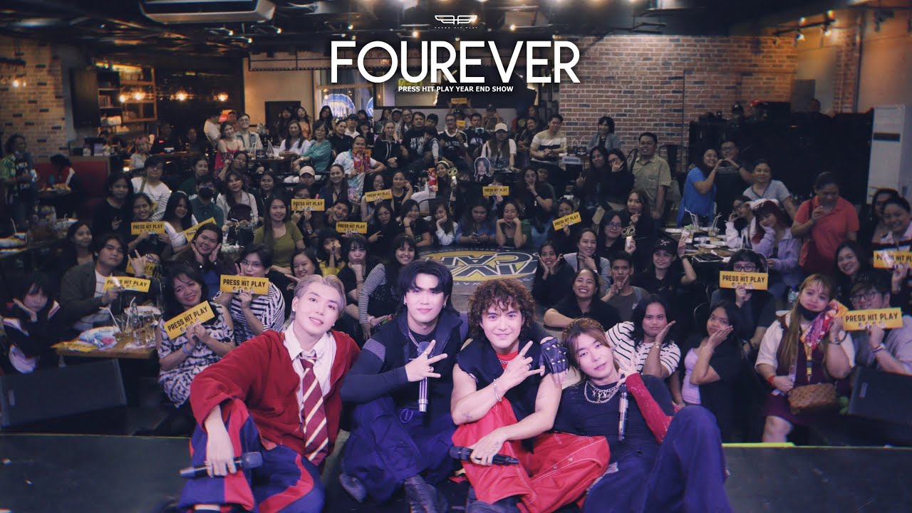 FOUREVER: Press Hit Play Year End Show 2024 🎉 | VLOG