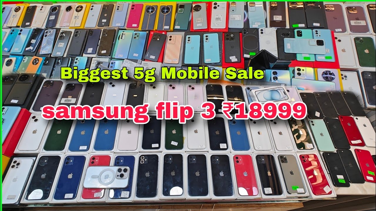 Biggest Secondhand Mobile Sale 🔥| 5g Mobile Start ₹6999 biggest offer on iPhones #secondhandmobile