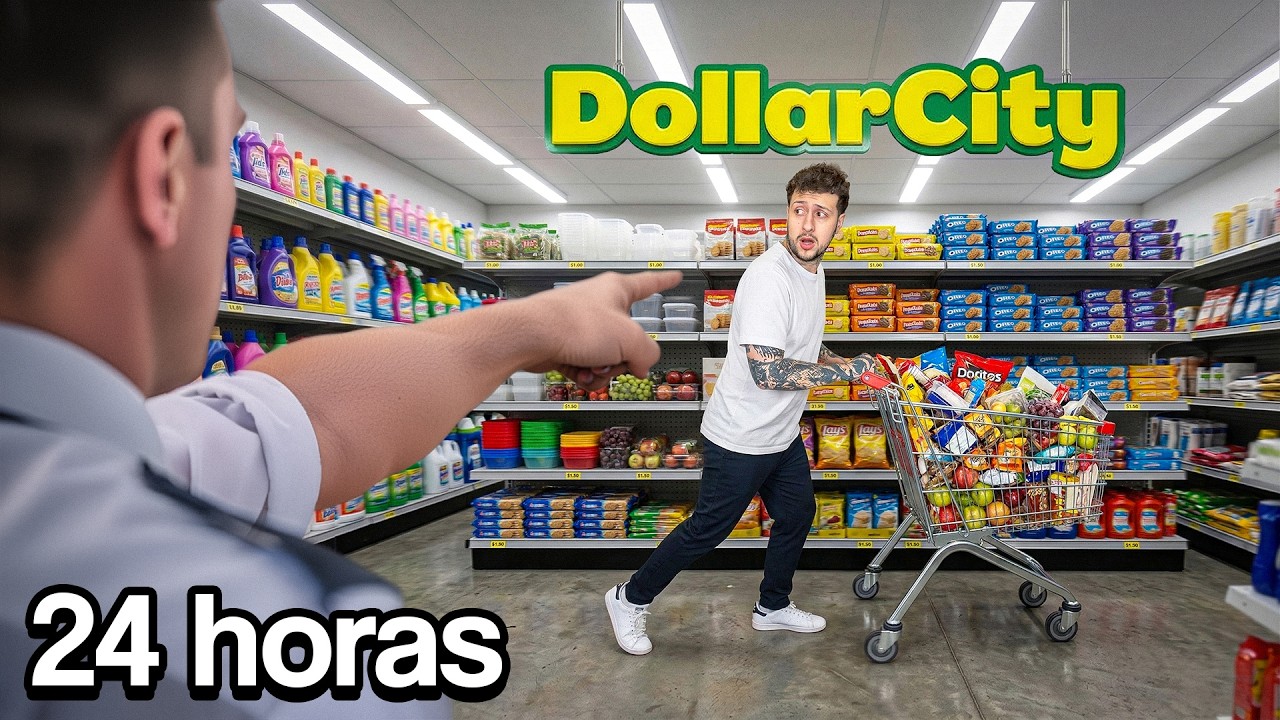 Sobreviví 24 Horas Solo con Comida del Dollarcity