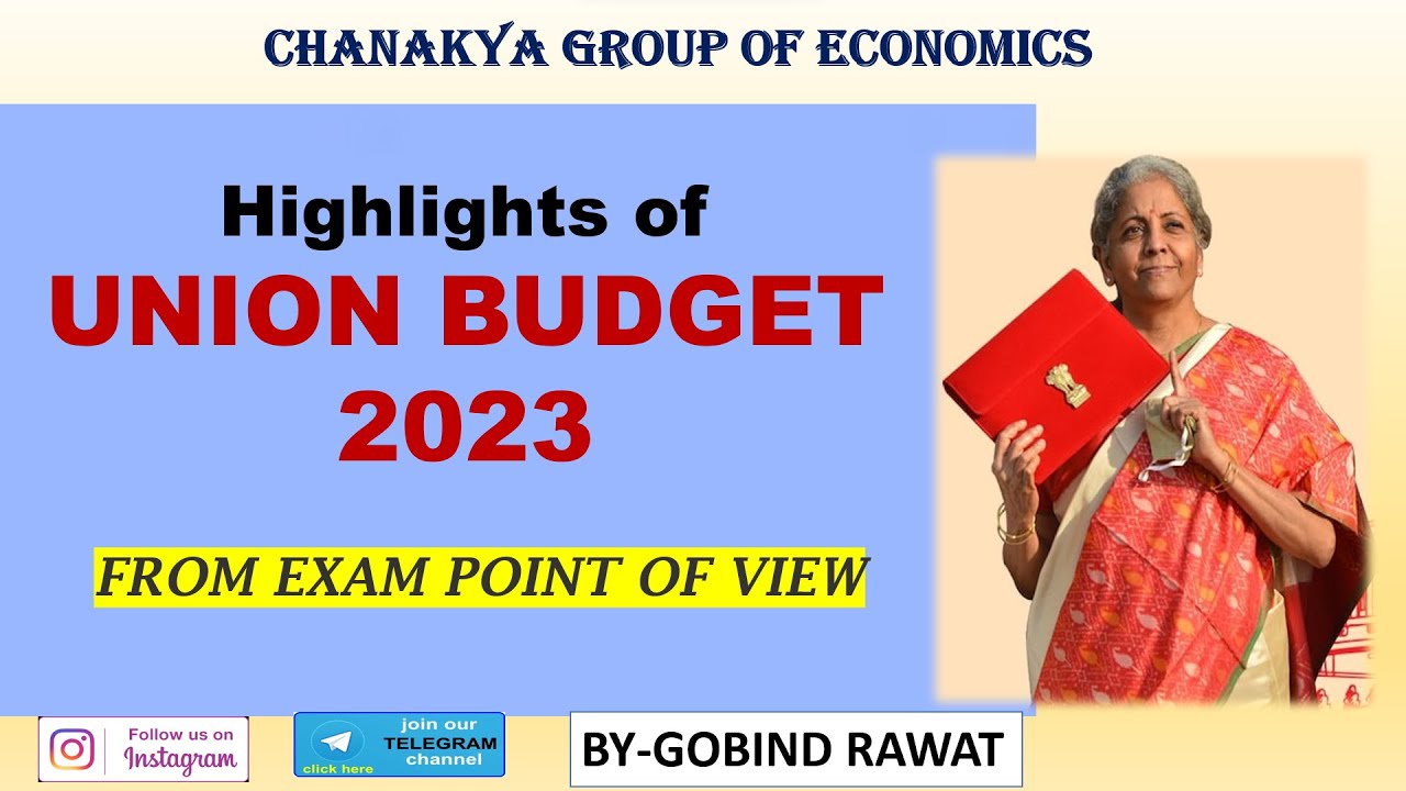 ECONOMIC BUDGET  2023 HIGHLIGHTS BY CGE