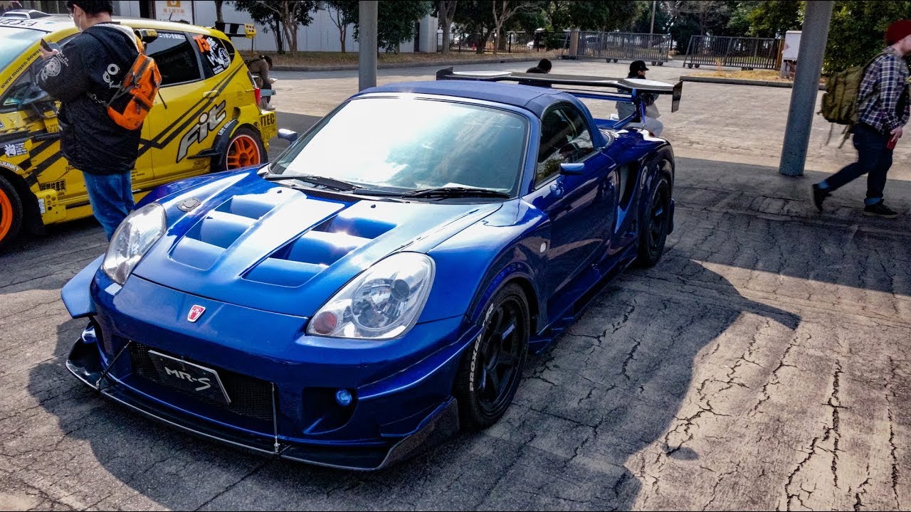 (4K)TOYOTA GT300 MR-S トヨタGT300 MR-Sカスタムスポーツカー - 名古屋オートトレンド2018