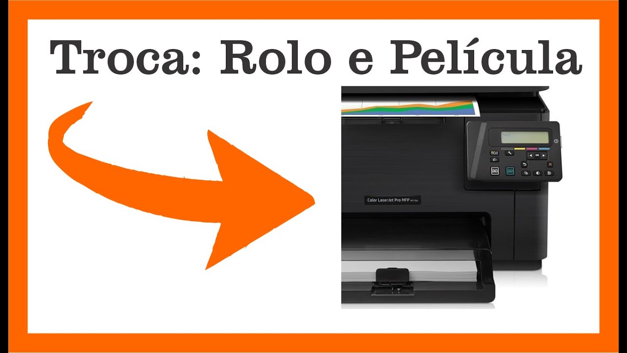 Troca da Película e Rolo do Fusor Impressora Laser Jet hp M176, M177, M175