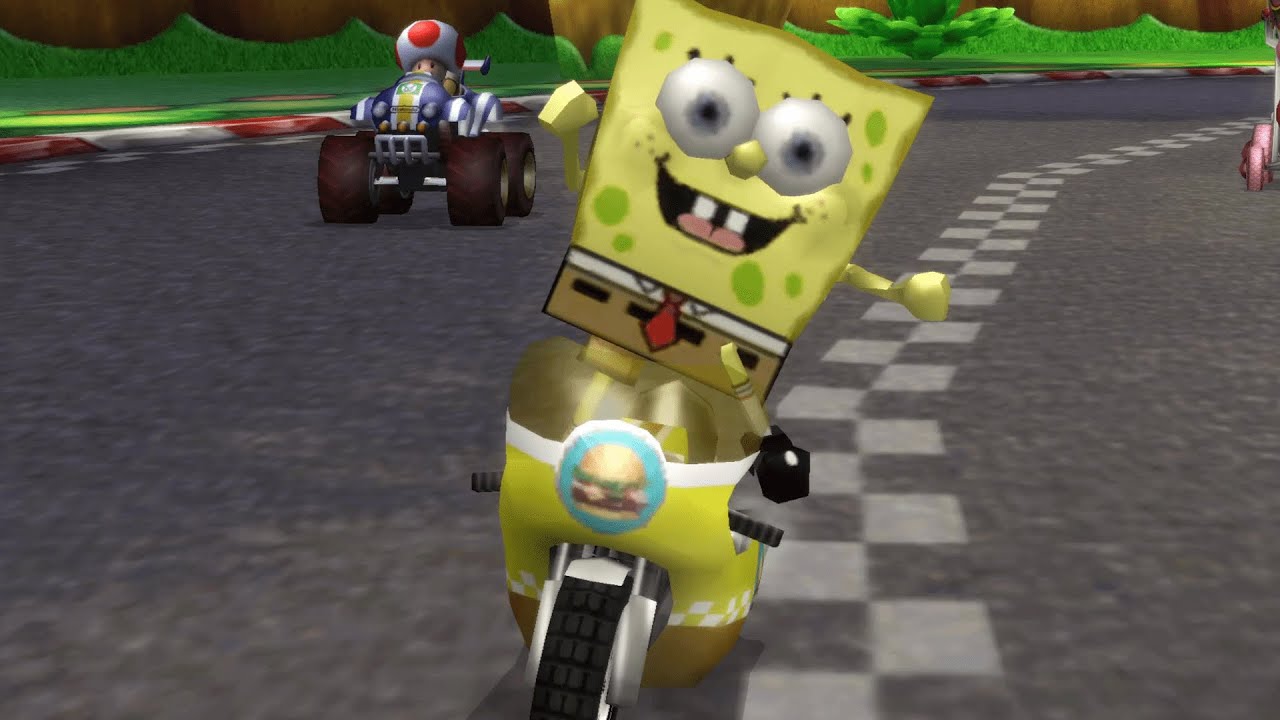 SpongeBob SquarePants in Mario Kart Wii