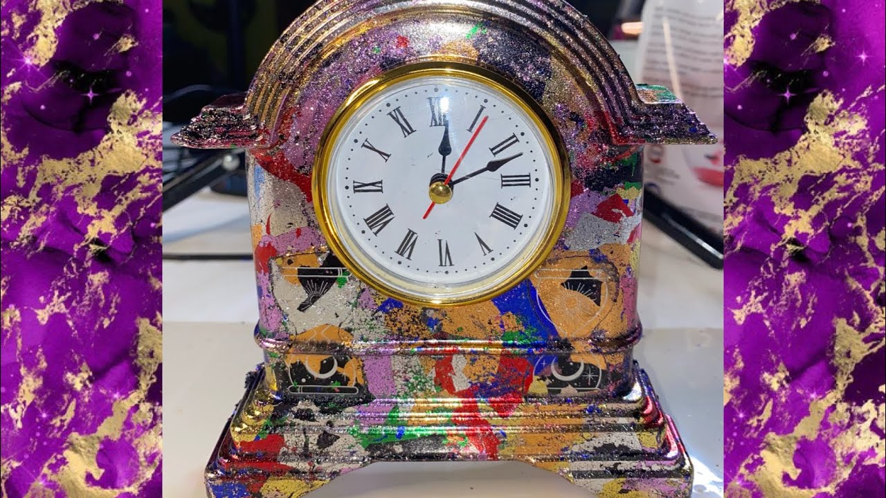 #279 HOW TO MAKE A RESIN  CLOCK!!