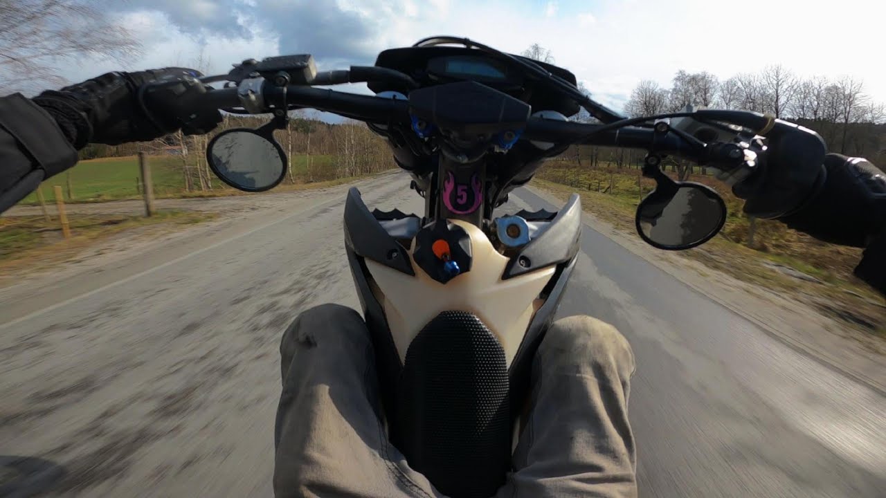 RAW SUPERMOTO WHEELIES | KTM EXC 300 PURE SOUND