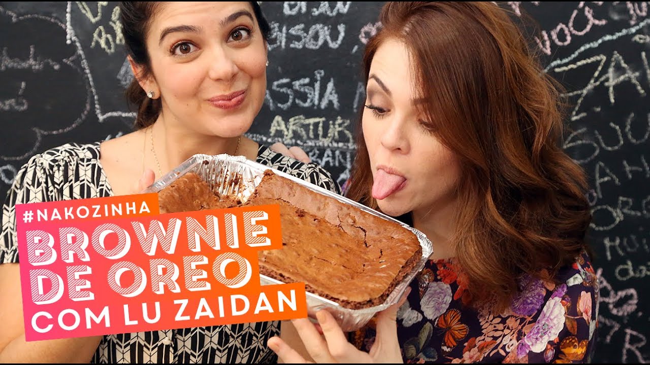 KOZINHANDO: receita de brownie de Oreo • Karol Pinheiro e Lu Zaidan