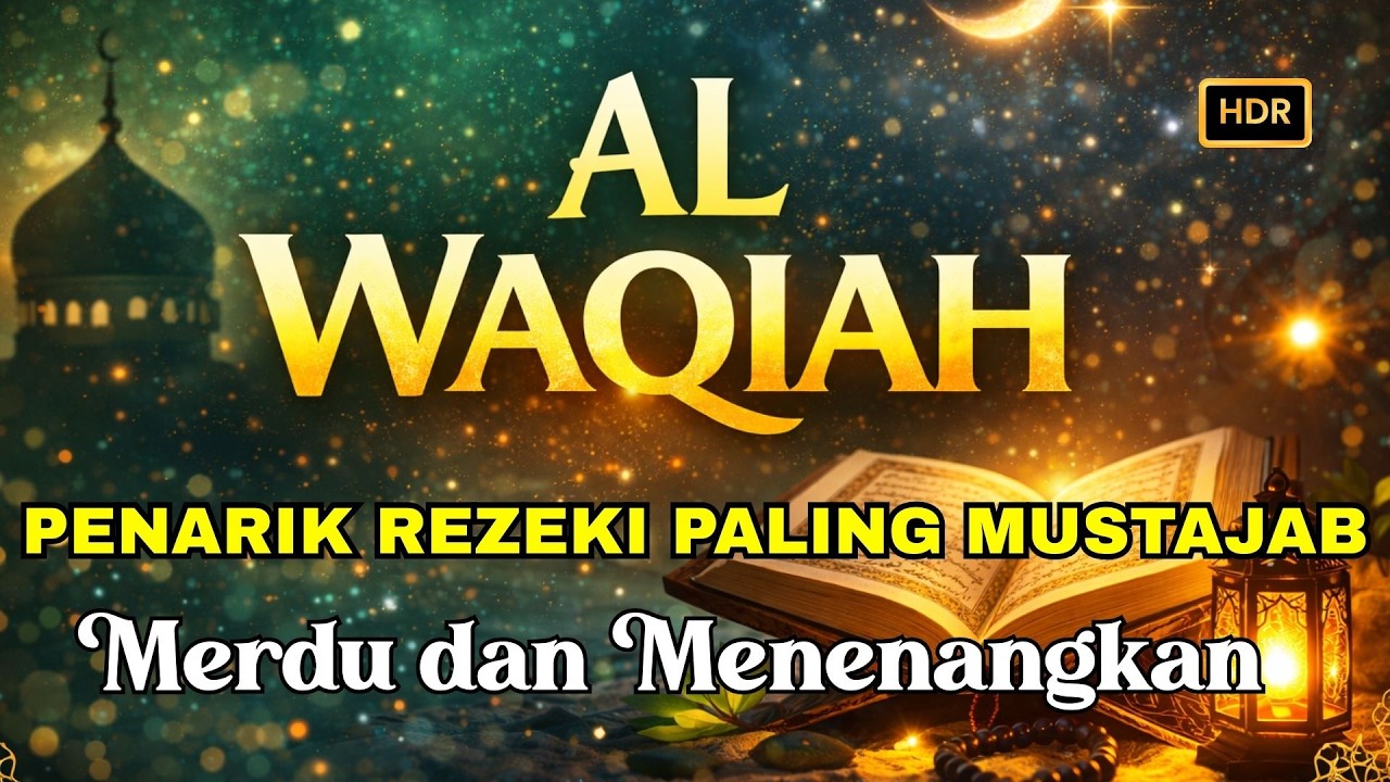 Surah Al-Waqiah Merdu Cengkok Sedih 💰 Penarik Rezeki Paling Musatajab